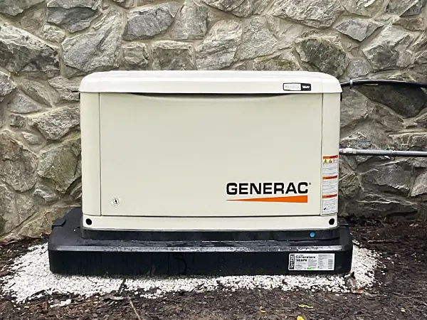 Generac standby generator installed by Crosswyre Electric for reliable home backup power.